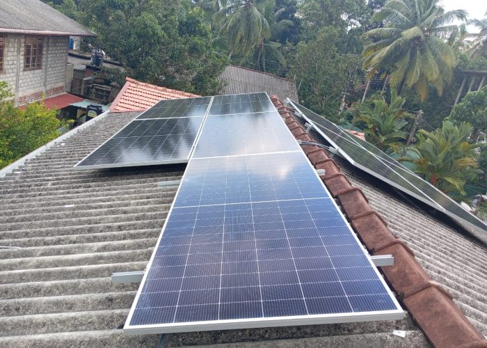 Residential Solar System for Mr. W. D. S. Priyantha – Ganemulla